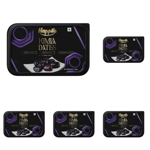 Image of Happilo Premium Super Soft Kimia Dates, 500g (Pack of 5)