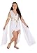 Dreamgirl Adult Womens Venus Greek Goddess Costume, Halloween Costume, White/Gold X-Small