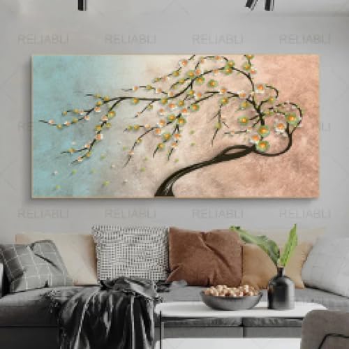 Peintures décoratives abstraites géométriques 75x150 cm sans cadre