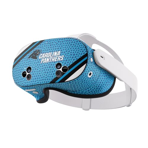 Autocollant Peau Meta Quest 3S NFL Vinyle Carolina Panthers Head Case Designs