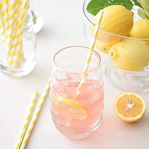 Image of GL Creation Premium Biodegradable Rainbow Paper Straws Eco-Friendly Assorted Colorful - Party Decoration Supplies Mad in India. (6 MM, 1000)