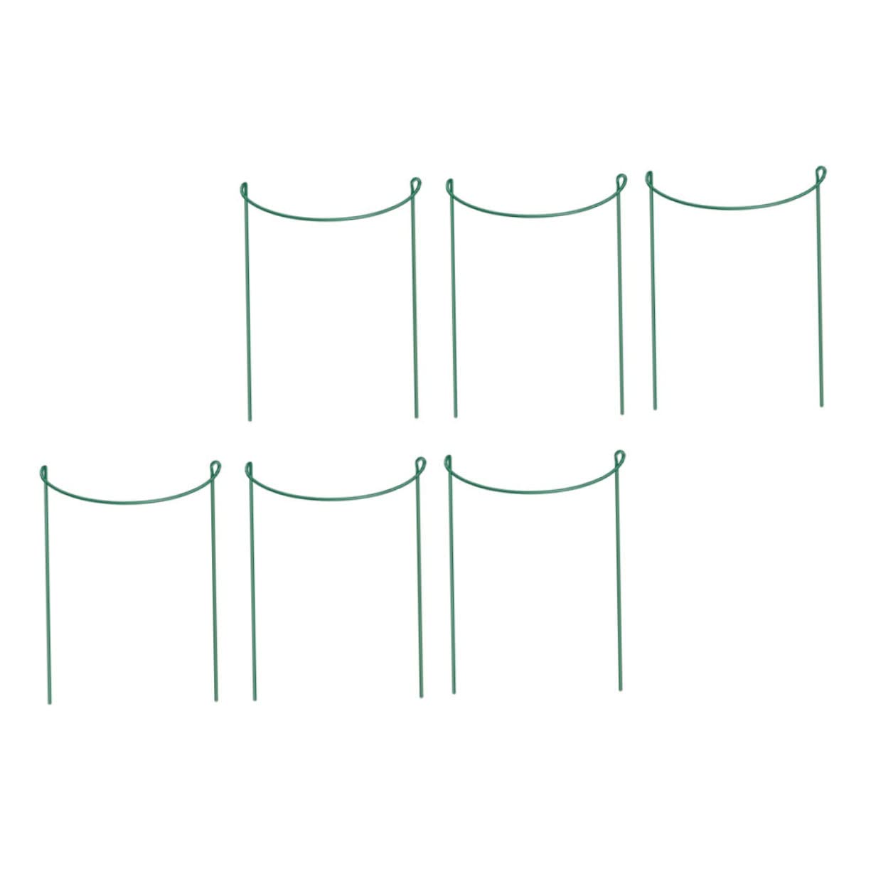 6 Piezas De Estacas De Soporte para Plantas Soporte para Plantas Soporte para Plantas Soporte para Plantas Semicircular Soporte para Plantas En Maceta Accesorio De Jardín