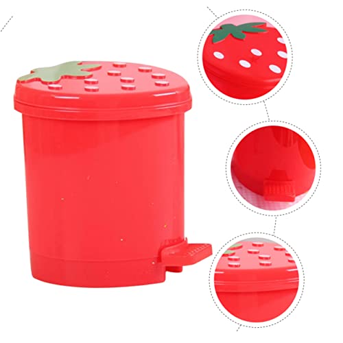 Image of Creative Cartoon Shaped Rubbish Bin Cute Wastebasket for Fun Desktop Trash Can for Kids Kawaii Garbage Can Convenient Trash Container for Car Bedroom