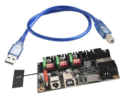 For MKS DLC32 V2.1 Placa de control de grabador Placa base de doble núcleo de 32 bits con control fuera de línea WiFi LCD for máquina de grabado láser CNC for GRBL for compatible con LightBurn