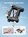 AstroAI Short Pressure Washer Gun with Swivel - High Pressure Washer with 4 Nozzles and 3/8” Swivel Quick Connector Plug - 4060PSI Max and Compatible with Hose, Foam Cannon Car Wash Foam Gun, Black