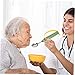 FRCOLOR Spoon Set Elderly Care Tremble Proof Anti-Slip Portable Handicapped Spoon for Daily Use