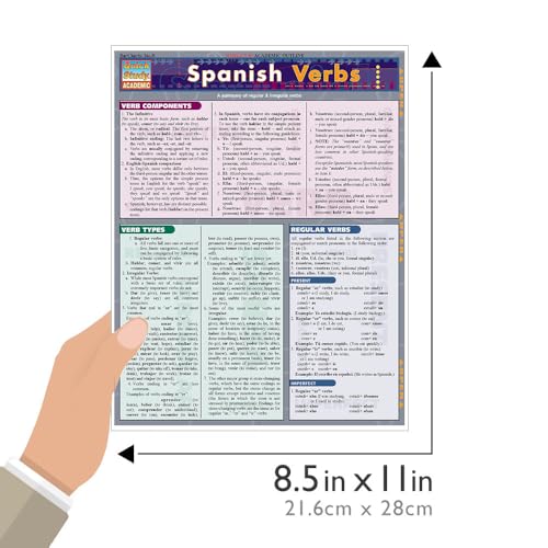 Spanish Verbs: a QuickStudy Laminated Reference Guide (QuickStudy Academic)