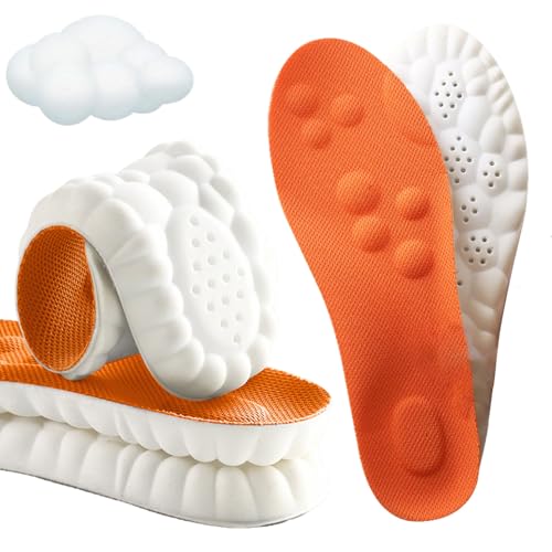 2 pares de plantillas Steppers para hombre y mujer, espuma viscoelástica con soporte de arco miniatura 1