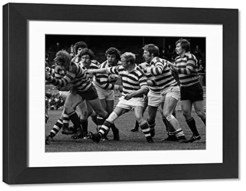 Media Storehouse1976 John Player Cup Final Framed Print - Gosforth vs Rosslyn Park - Modern Frame 22"x18" (58x48cm) (6508059)