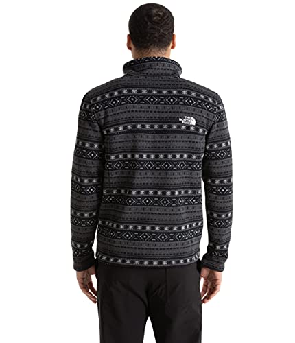 Image of THE NORTH FACE Men's Tsillan Zip Sweatshirt, TNF Black Fair Isle Print, Large