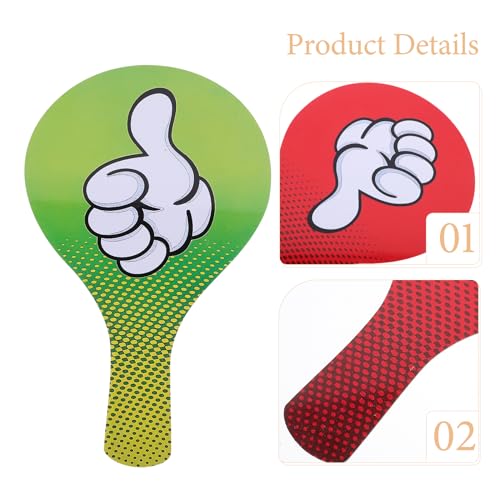 SEWACC Geste Wahlpaddel Daumen Hoch Daumen Runter Klassenzimmer-Wahlpaddel Grüne Rote Paddel Zum Wählen
