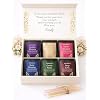 Personalized Coffee Gift Set for Mom 6 Premium Ground Coffee + Natural Honey Sticks Custom Message Inside Box Unique Mothers Day Gift, Birthday, Thank You Present
