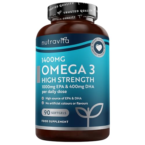 Nutravita Aceite de Pescado Omega 3 de Máxima Potencia 2000mg