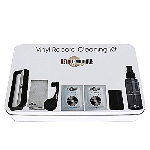 Cepillo Limpiador de Grabación de Audio DLITIME - Cepillo de Grabación Antiestático de Fibra de Carbono para Limpieza de Vinilo 5SETS