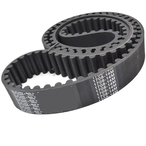 Courroie de distribution HTD 14M 1638mm largeur 30mm avec 117 dents pour poulie industrielle