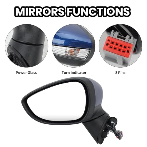 Rétroviseur électrique Ford B Max miroir angle mort dégivrant pliable 2013 2014 2015 2016 - 2