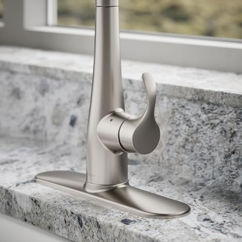 Image of KOHLER Simplice Response Touchless Pull Down Kitchen Faucet in Stainless Steel, K-22036-VS