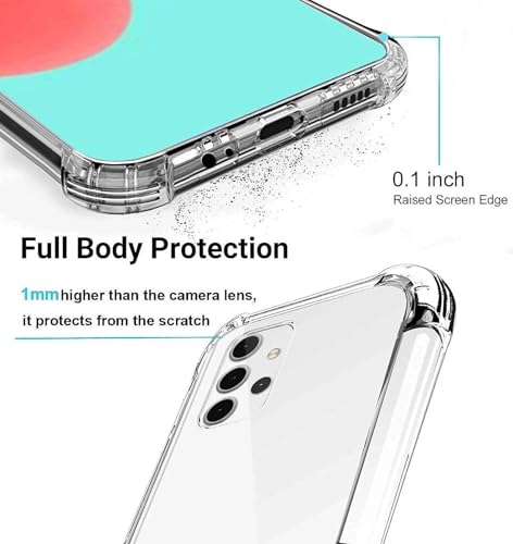 Image of BOXXO Flexible Back Cover for Samsung Galaxy A52 5G | Back Cover Transparent Clear Shockproof Case Four Corner Protection | Slim Protective Mobile Phone Cover for Samsung Galaxy A52 5G