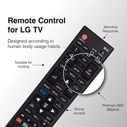 Laser - TV Remote Control, Universal TV Remote Control fit for LG, LG TV - No Coding Needed