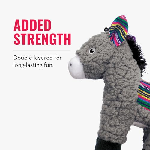 KONG Sherps Donkey Medium Dog Toy - Image 5