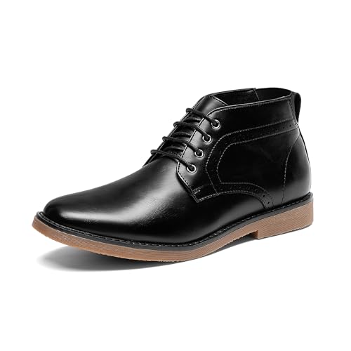 Bruno Marc Men's Classic Dress Casual Derby Oxfords Chukka Boots,Size 11,Black,BMUMAB2508