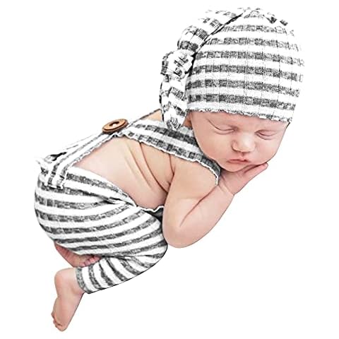 Winmany Barboteuse Rayée Bébé Cover