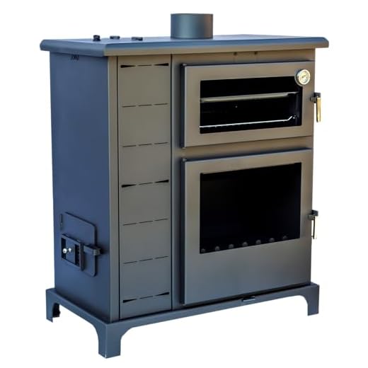 JOIMA - Estufa Policombustible con Horno Modelo ECO VALLE. Pellets, Orujo, Huesos de aceituna, Cáscaras de Pistacho, Cáscaras de almendra y Leña. ECODESING 2022. Funciona sin Electricidad -