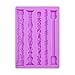 Infovox Decorative Column Pillar Silicone Molds Set, Decorative Roman Column Ancient Greek Pillars Design, 2 Pieces with Multiple Patterns, 4.8 x 2.48 Inch and 4.8 x 3.43 Inch for DIY Candle Making