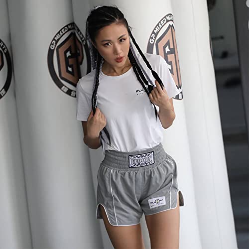 Short de boxe Muay Thai en nylon fluide pr&eacute;venant les irritations