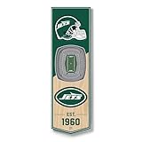 YouTheFan NFL New York Jets 3D Stadium 6x19 Banner - MetLife Stadium