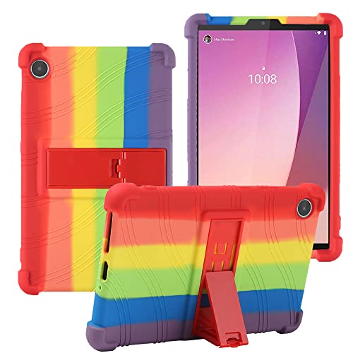 YHFZR Hülle für Lenovo Tab M8 4th Gen 8", Leicht Silikon Weich Kindgerechte Hülle mit Standfunktion für Lenovo Tab M8 4th Gen 8" TB-300FU, Bunt Cover
