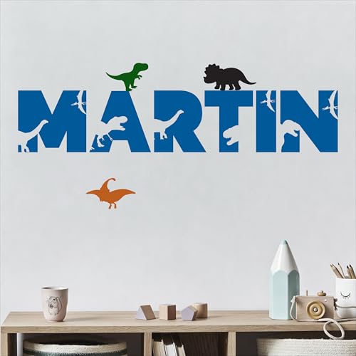 Vinilo Decorativo Infantil Personalizable Tema Dinosaurio miniatura 2