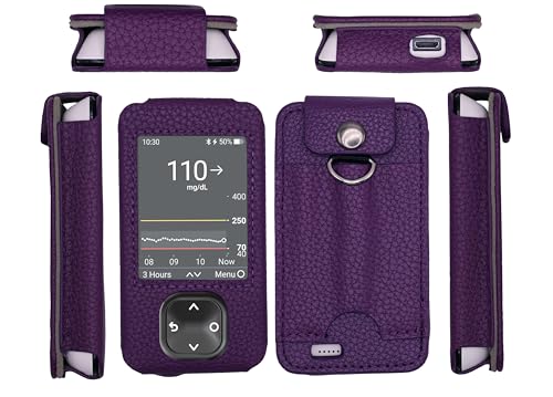 Poche pour récepteur Dexcom G7 G6 avec étui en cuir et film écran