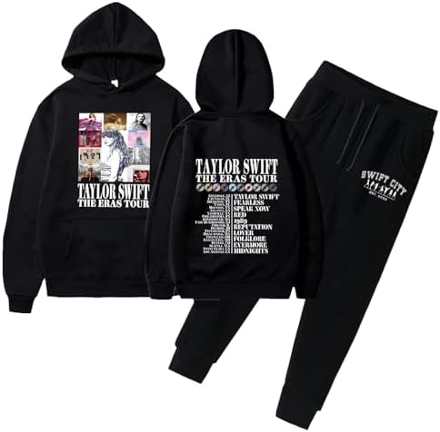 Sweatshirts Sets for Kids Girls Concert Outfit Creative Tracksuit Sets Boys Graphic Hoodies Sweatshirt and Pants Sets
