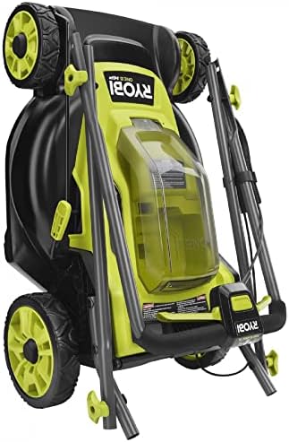 RYOBI 18V ONE+ HP Brushless 16'' Lawn Mower Kit 2 Batteries (Reed) GREEN - Thumbnail 3