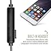 MEE Audio BTX2 Bluetooth Wireless MMCX Adapter Cable with aptX & aptX Low Latency, Microphone & Remote, Bluetooth 5.0, IPX5 Sweat Resistance, Black (BTX2-BK)