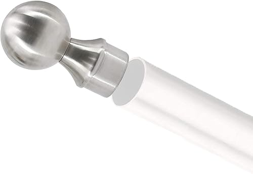 Tubería de pasamanos de acero inoxidable o tapas de extremo de tubería de riel de pie (tapa de extremo de bola de 2 pulgadas de diámetro)