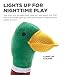 Charming Pet Headbangerz Duck Plush Squeaky Light-Up Dog Toy