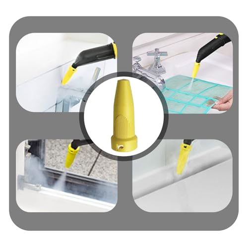 NIYATA Sätze für Kärcher Dampfreiniger Zubehör,Ersatzteile für Kärcher SC1 SC2 SC3 SC4 SC5,Dampfreiniger Ersatzteile 3 Rundbürste,1 Kupfer-Rundbürste,1 Rundbürste Gross,1 Düsen,1 Erweiterte Düse