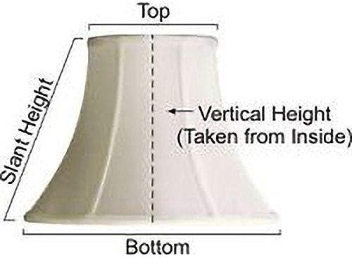 Miniatura 3 de Pantalla de lámpara de araña con clip de tambor de barril de 7 pulgadas (pergamino negro) con interior dorado