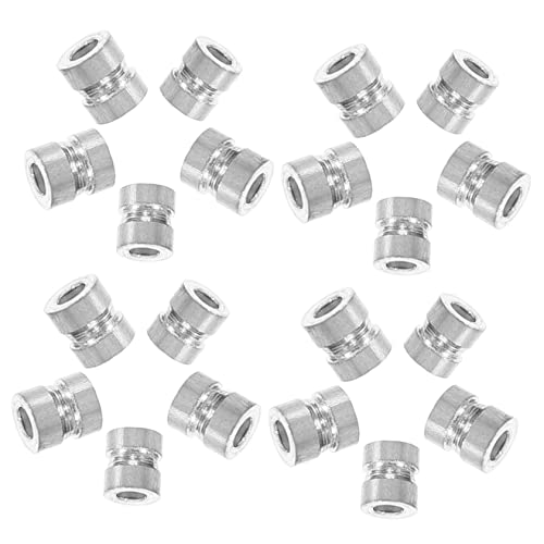 SWOOMEY 20個吉他用琴弦珠 色 民謡ギター専用メタル製パーツ ギター弦アク