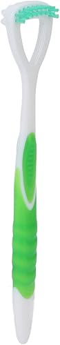 Miniatura 7 de Rascador de lengua, herramienta de cepillo de lengua para adultos verde