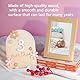 KEQAR 1 Pcs Baby Monatliche Meilenstein Karten mit Klebepunkten Blumen-Stil Baby Meilensteinkarten Holz Foto Requisiten für Kleinkinder von 0-12 Monaten Babyparty Wachstumsaufzeichnung