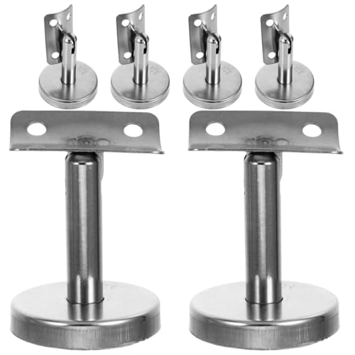 Support mural pour rampe escalier en inox Gatuida - Fixation droite robuste de couloir