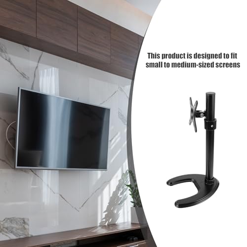 Support de bureau pour télévision 14-27 pouces socle écran plat robuste - 7