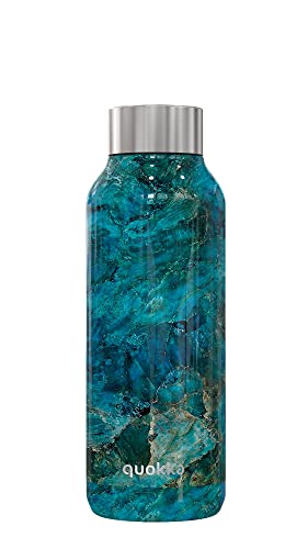Quokka Solid - Blue Rock 510 ML | Botellas De Agua Acero Inoxidable Sin BPA |Botella Térmica De Doble Pared - Mantiene el frío y el calor para Niños y Adultos Cover