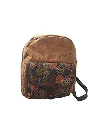 I shopping Bolso Mochila Corcho Mujer Ecológico  Moderna y Vegana: Casual Artesanal