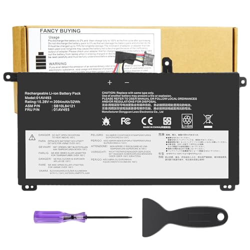 Fancy Buying T570 00UR891 00UR892 01AV493 Laptop Battery Replacement for ThinkPad T570 T580 P51S P52S Series 00UR890 00UR892 SB10L84121 SB10L84122 SB10L84123
