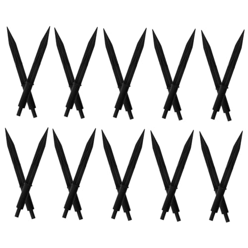 ROMISBABA 20ensembles Piquets Éclairage Extérieur Solaires Accessoires Résistants Aux Intempéries Pour Lampes De Jardin Support Léger Et Stable Pour Lumières Paysagères