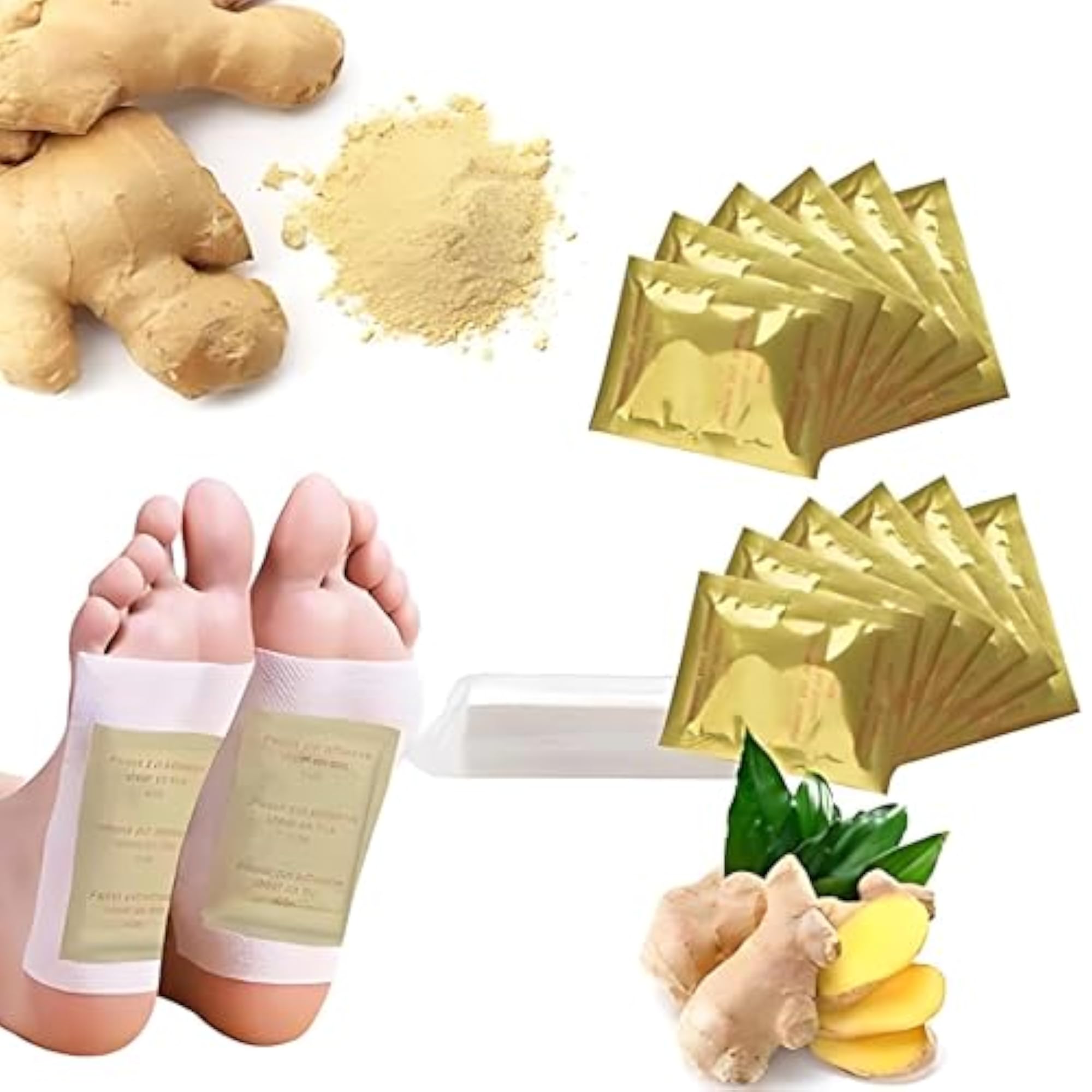 Organic Detox Foot Pads for Stress Relief